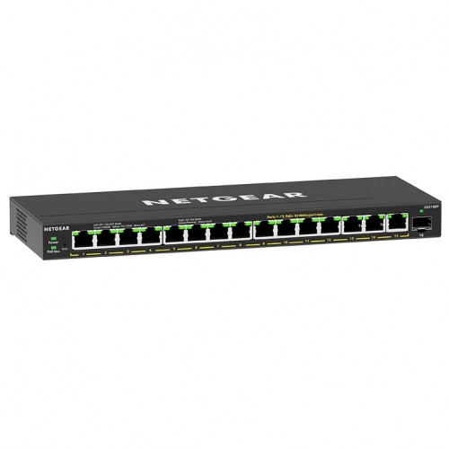NETGEAR GS316EP Gigabit Ethernet Plus Switch — 16-Port PoE+