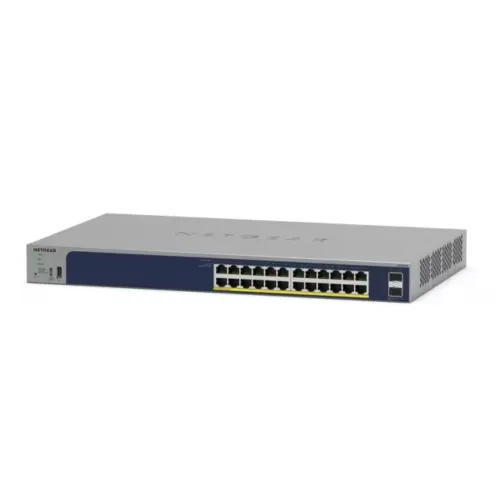 Netgear GS724TP ProSafe Gigabit PoE Managed Switch — 24-Port