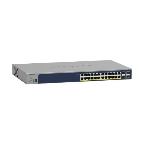 Netgear GS728TXP Managed Switch — 28-Port Gigabit