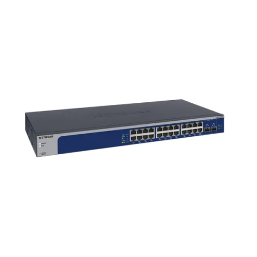 NETGEAR XS724EM Multi-Gigabit Plus Managed Rackmount Switch — 24-Port 10G, 2 Dedicated SFP+ Ports