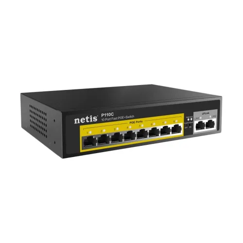 Netis P110C Unmanaged PoE Switch — 10-Port