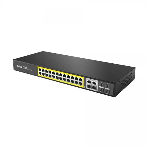 Netis P124GH Unmanaged POE Switch — 24-Port