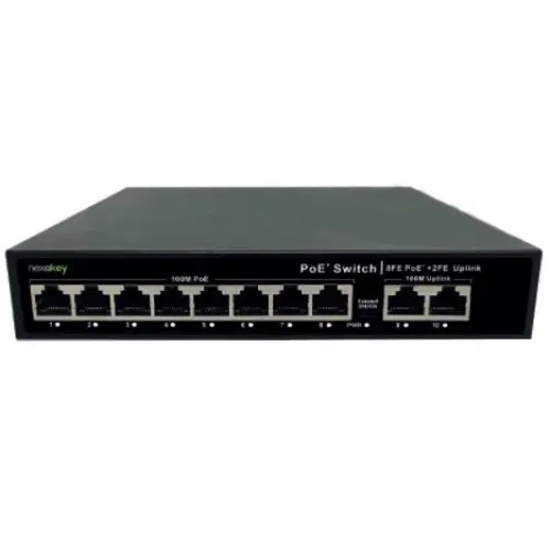 Nexakey NS6000S-8P2U Unmanaged PoE Switch — 100M, 8-port