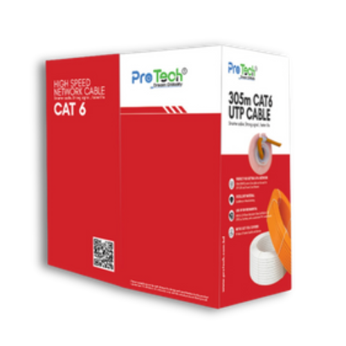 Pro Tech PTN-C6-CCAM-IN-OR CAT6 UTP Cable — 305M, Orange