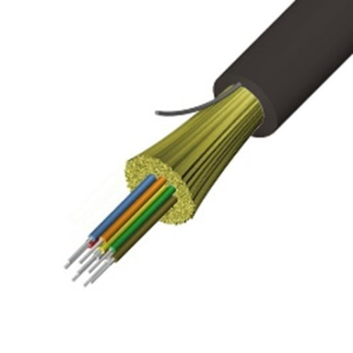 R&M Armoured Multi-Mode Loose-Tube Fiber Optic Cable — 6 Core