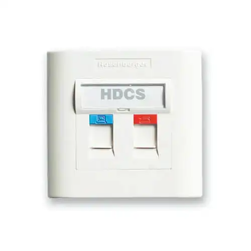 Rosenberger CP21-112-10 Dual-Port Faceplate