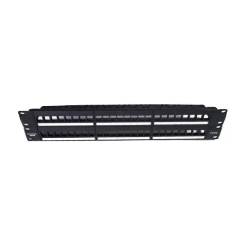 Rosenberger CP41-431-03-E Cat-6 UTP Modular Patch Panel — 24 Port