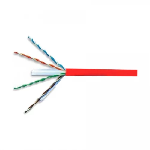 Rosenberger CP61-425-1P0 Cat 6 UTP Patch Cord Red — 0.5 Meter