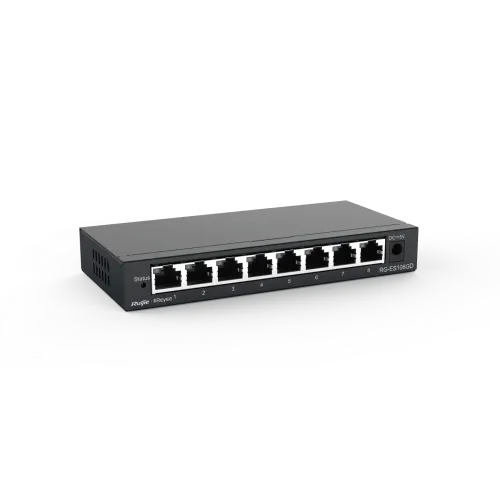 Ruijie RG-ES108GD Unmanaged Switch — 8-Port, Gigabit