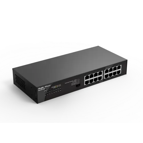 Ruijie RG-ES116G Unmanaged Switch — 16-Port Gigabit