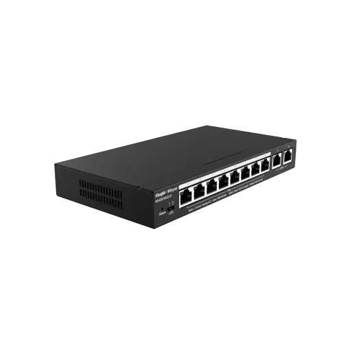 Ruijie RG-ES210GC-LP Smart Cloud Managed PoE Switch — 10-Port Gigabit