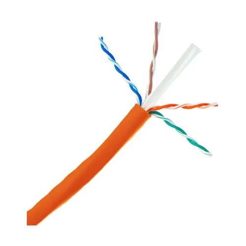 Safenet 32-3101OR Cat6 23AWG LSZH Solid UTP Cable — 100 Meter, Orange
