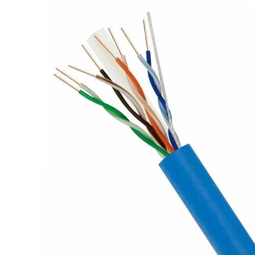 Safenet 32-3351BL Cat6 23AWG LSZH Solid UTP Cable — Blue, 305 Meter