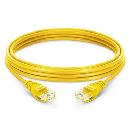 Safenet 34-3021YL Cat6 LSZH UTP Patch Cord — 2 Meter, Yellow
