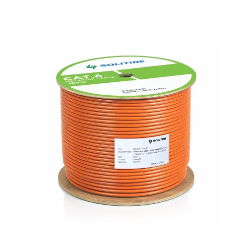 Solitine SOL6357-OR-SF Cat-6 SFTP Cable Box — 305 Meter
