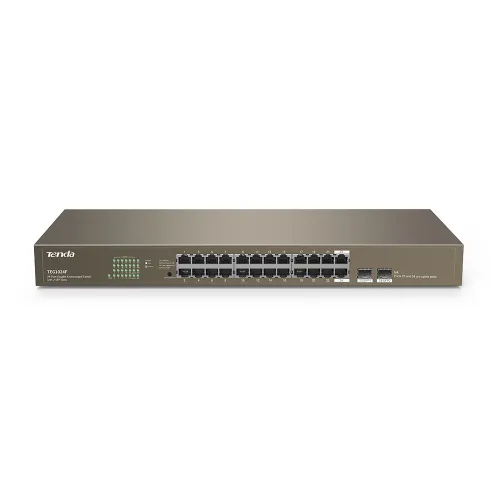Tenda TEG1024F Unmanaged Switch — 24 Port Gigabit, With 2 SFP Port