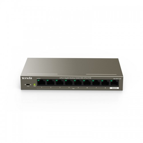 Tenda TEG1109P Gigabit Desktop Switch — 8-Port, 10/100Mbps PoE