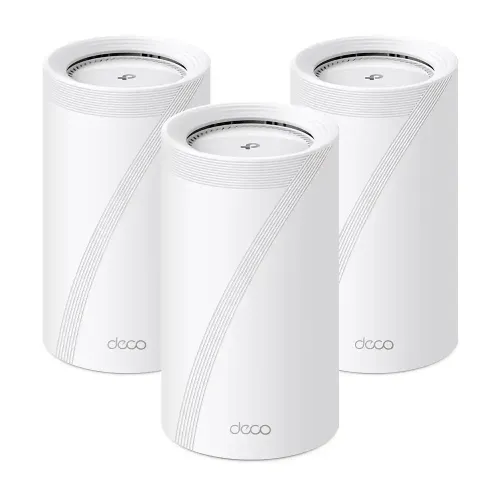 TP-Link Deco BE65 Tri-Band Wi-Fi 7 Mesh Router — BE11000 (3-Pack)