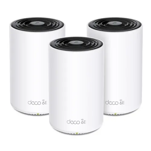 TP-Link Deco XE75 Wi-Fi 6E Mesh Router — AXE5400 Tri-Band (3-pack)