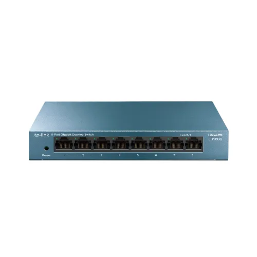 TP-Link LS108G Desktop Switch — 8-Port 10/100/1000Mbps