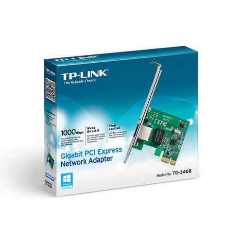 TP-Link TG-3468 Pci Express Gigabit LAN Card — 10/100/1000