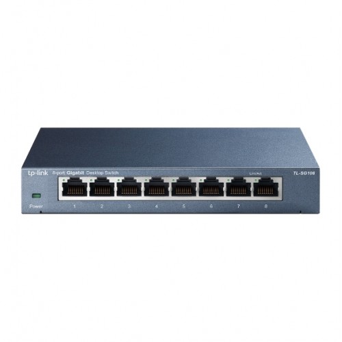 TP-Link TL-SG108 V4 Desktop Switch — 8-Port, 10/100/1000Mbps