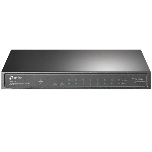 TP-Link TL-SG1210P Desktop Switch — 10-Port Gigabit with 8-Port PoE+