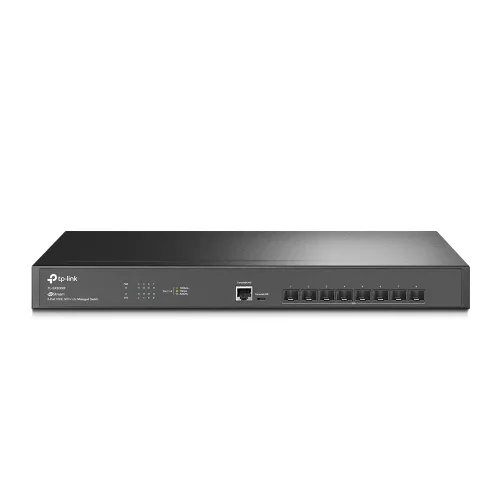 TP-Link TL-SX3008F JetStream L2+ Managed Switch — 8-Port, 10GE SFP+