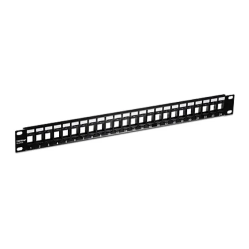 TRENDnet TC-KP24 Blank Keystone Patch Panel — 24-Port, 1U