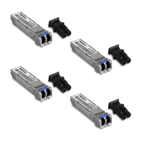 TRENDnet TEG-MGBS10/4 Single Mode LC SFP Module (4-Pack)