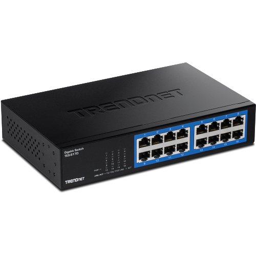 TRENDnet TEG-S17D Gigabit Desktop Switch — 16-Port