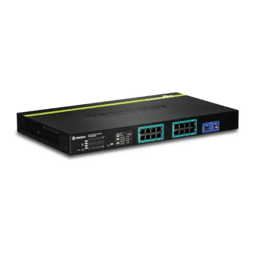 TRENDnet TPE-1620WS Gigabit PoE+ Switch — 16 Port