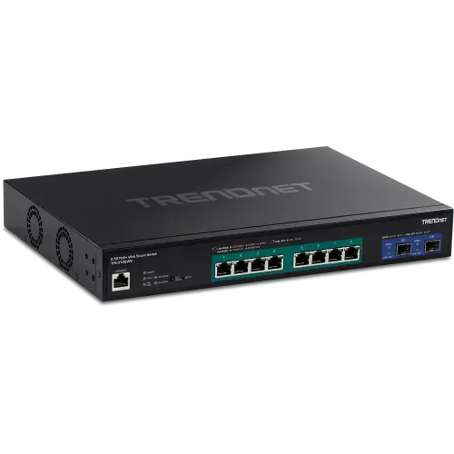 TRENDnet TPE-3102WS Multi-Gig Web Smart PoE+ Switch — 10-Port