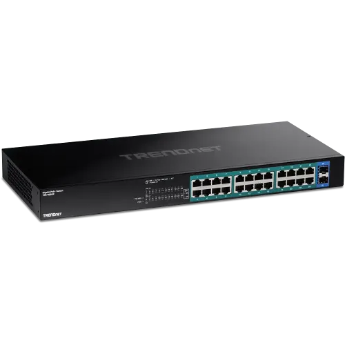 TRENDnet TPE-TG262 Gigabit PoE+ Switch — 26-Port