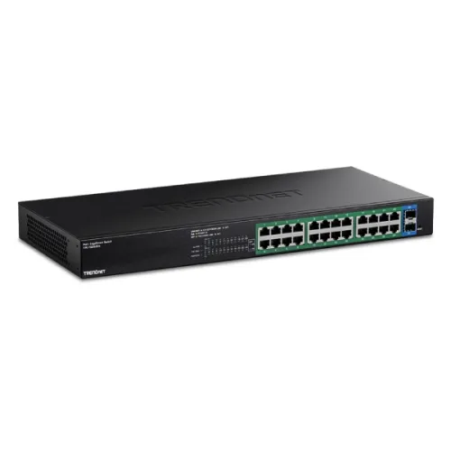 TRENDnet TPE-TG262ES EdgeSmart Switch — 26-Port Gigabit PoE+