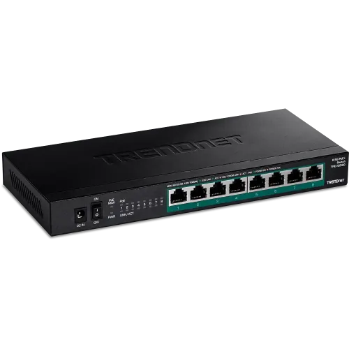 TRENDnet TPE-TG380 Unmanaged 2.5G PoE+ Switch — 8-Port