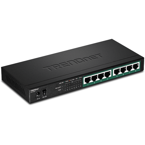 TRENDnet TPE-TG83 PoE+ Switch — 8-Port Gigabit