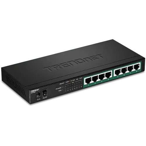 TRENDnet TPE-TG84 Switch — 8-Port Gigabit PoE+