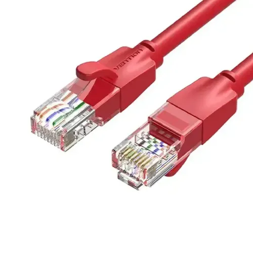 Vention IBERH Patch Cord Cable — 2M, Cat.6 UTP, Red