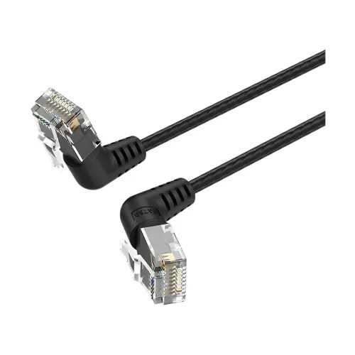 Vention IBOBJ Right Angle Ethernet Patch Cord Cable — Cat6A UTP, 5M RJ45
