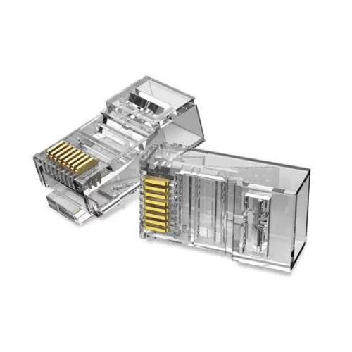 Vention IDDR0-100 Cat6 UTP RJ45 Transparent Connector — 100 Pcs
