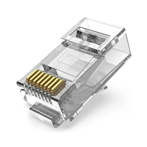 Vention IDGR0-50 RJ45 Connector — Cat6A, Transparent (50 Pcs)