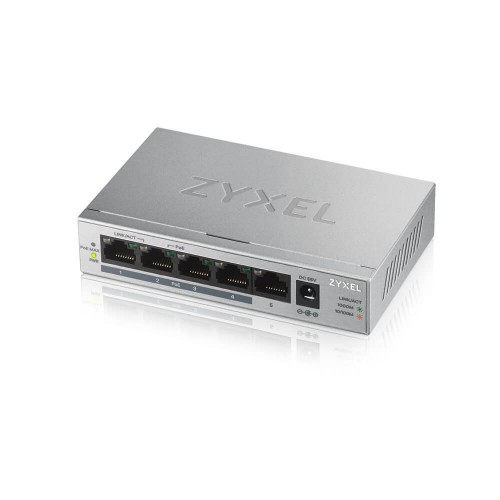 Zyxel GS1005HP Unmanaged Gigabit PoE Switch — 5-Port, 60W