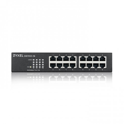 Zyxel GS1100-16-EU0103F Gigabit Unmanaged Switch — 16 Port