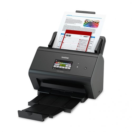 Brother ADS-2800W Desktop Sheet-fed Scanner — Wired and Wireless, Duplex, With ADF