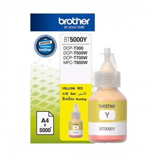 Brother BT5000Y Ink Bottle — Yellow