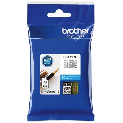 Brother LC3717C Ink Cartridge — Cyan