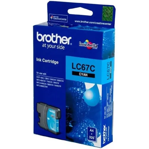 Brother LC67C Ink Cartridge — Cyan