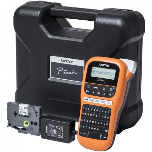 Brother PT-E110VP Label Printer — Handheld