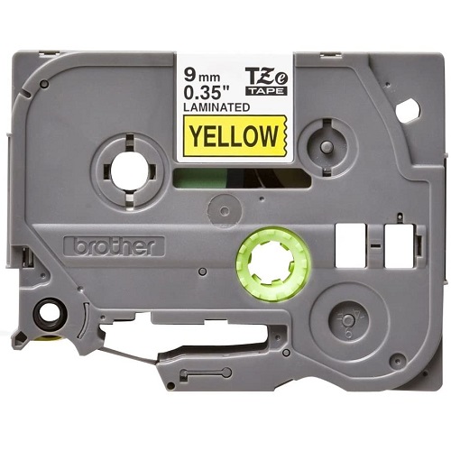 Brother TZe-621 Tape Cartridge — Black on Yellow